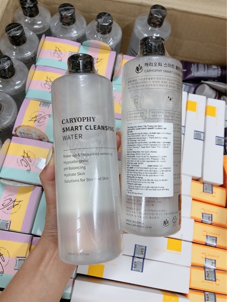 [190-195-200] CARYOPHY - Nước tẩy trang Smart Cleansing Water 500ml
