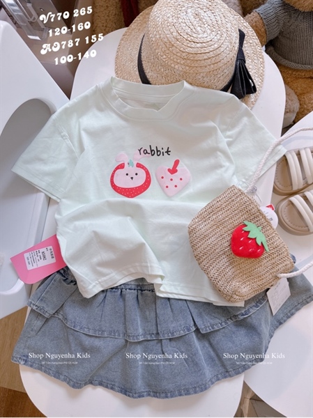 AO787 Áo thun dâu Rabbit