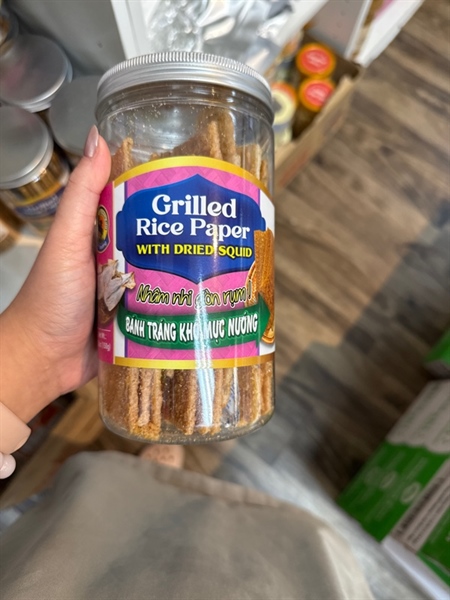 Bánh Tráng Khô Mực Nướng