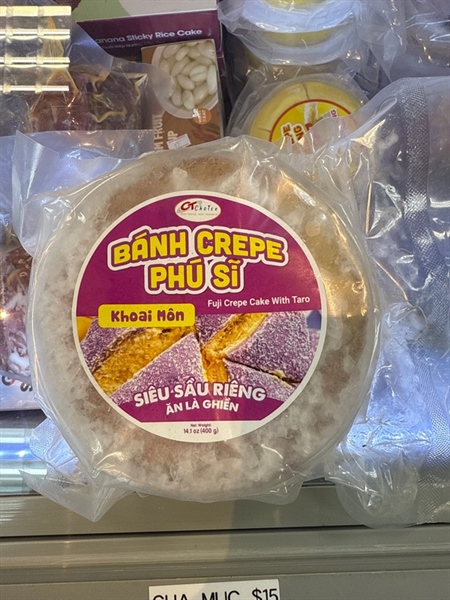 Bánh Crepe Phú Sĩ Vỏ Khoai Môn