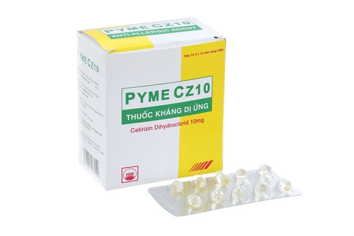 Pyme cz10 cetirizin 10mg pymepharco (h/100v nang)