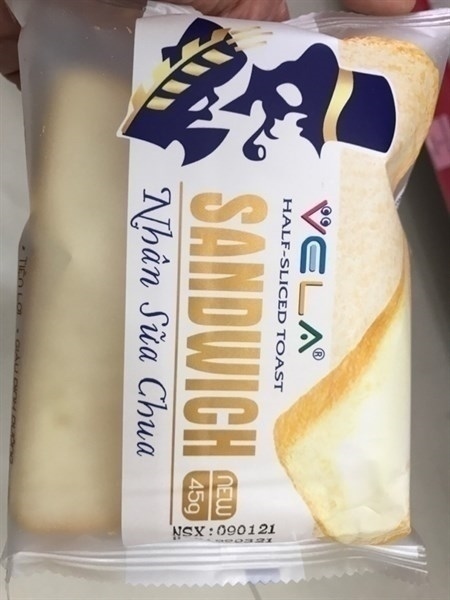 Bánh tươi sandwich nhân sữa chua, Việt quất 450G-餅乾