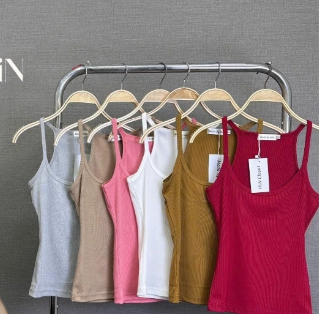 Hiin áo ba lỗ trơn 2 dây