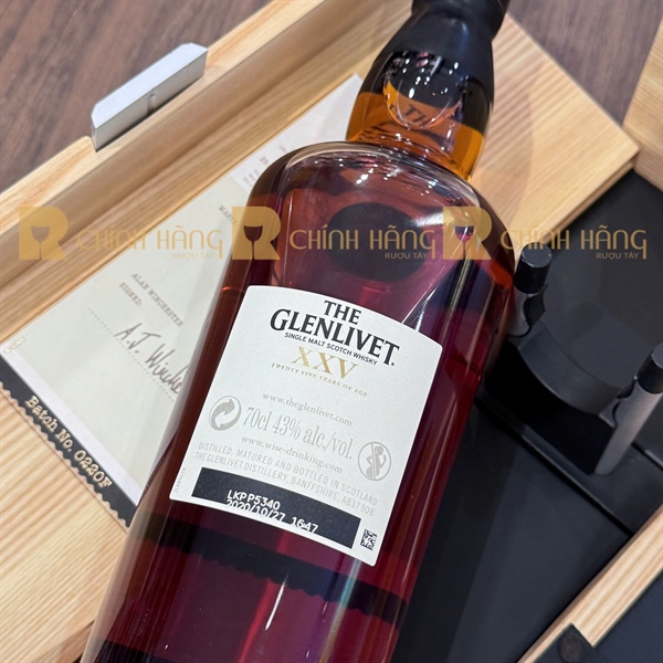 Glenlivet 25 Năm 700 ml - hình mô tả 2