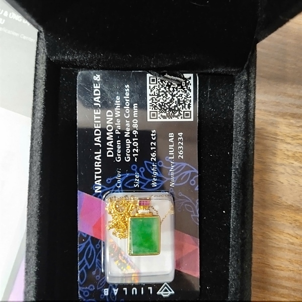 Mặt dây đá phỉ thúy (263234) +