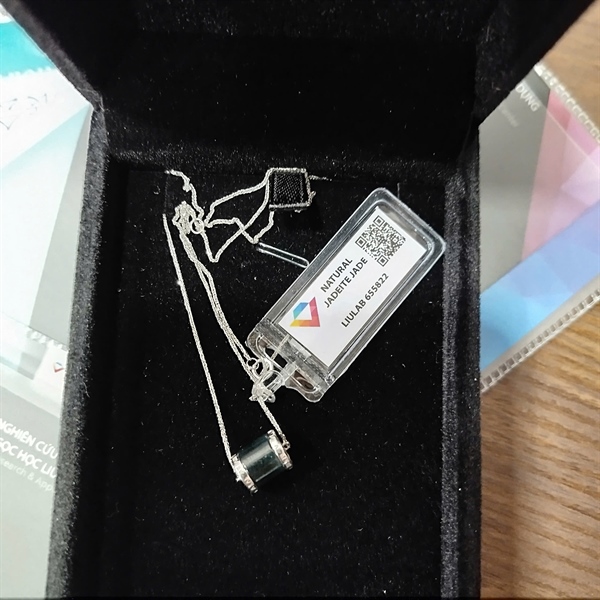 Mặt dây mục dục Jadeite a Myanmar (655822) +