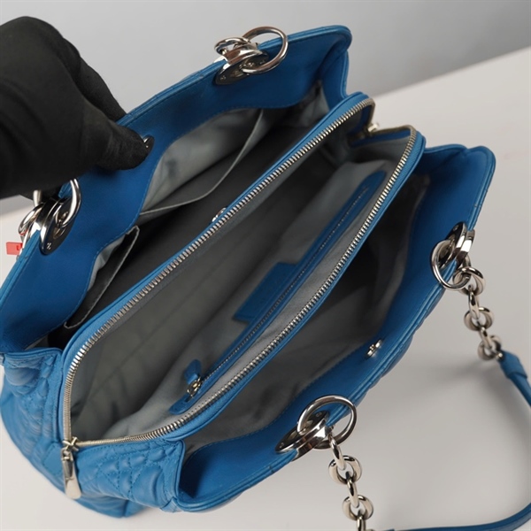 Túi Dior xanh (17-BO-0154) sz31 KG+