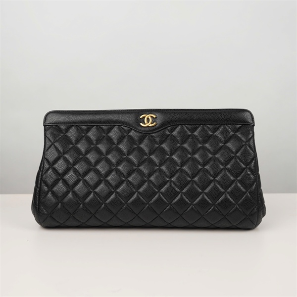 Túi Chanel Clutch đen (21467827) sz31 KG+