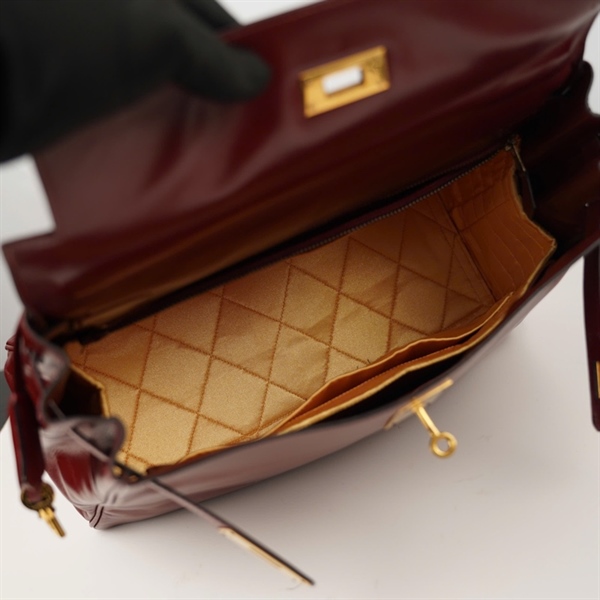 Túi Hermes kelly đỏ kèm ổ + 2 chìa sz32 KG+