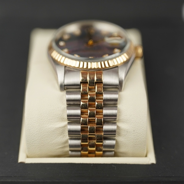 Đồng hồ Rolex bạc (X177082) kèm mắt dh sz36 KG+