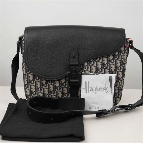 Túi Dior Saddle xám (27-BO-0283) sz30 KG+