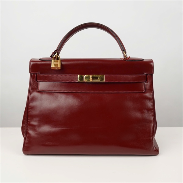 Túi Hermes kelly đỏ kèm ổ + 2 chìa sz32 KG+