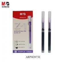Bút nước ngòi kim 0.5mm M&G ARPM2073 mực nhanh khô màu tím