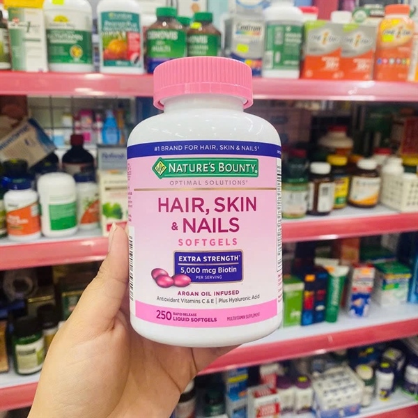 Nature'S Bounty Hair, Skin & Nails, 250 Viên Date 7/2027