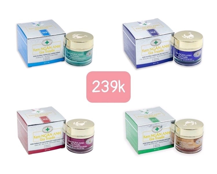 Ngân Anh kem 18g kem nám sạm da tàn nhang đồi mồi
