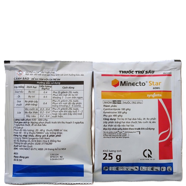 Minecto Star 60WG, gói 25gr. ++++