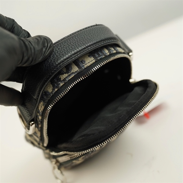 Túi Dior đeo chéo xám sz10 KG+