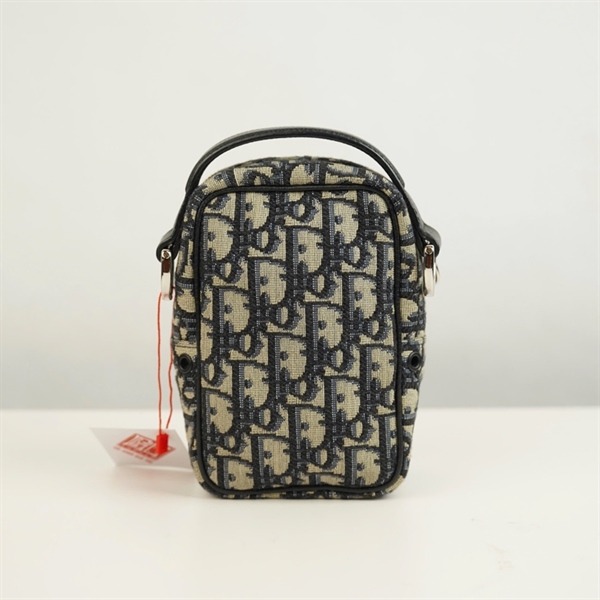 Túi Dior đeo chéo xám sz10 KG+