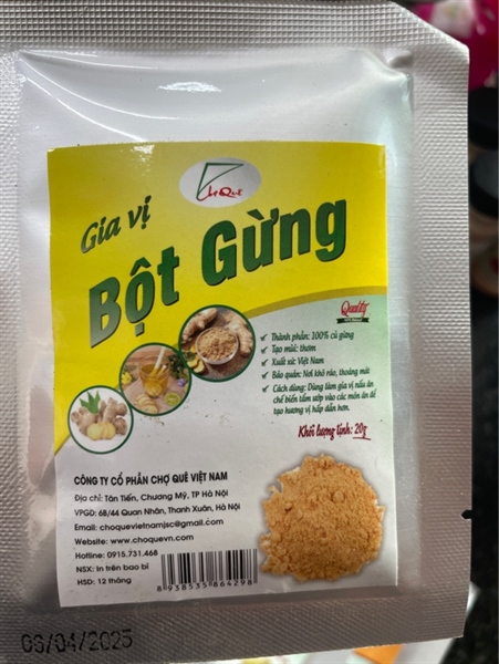 🧄Bột gừng