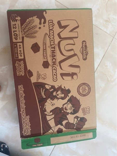 Sữa Nuvi thạch cacao 110ml