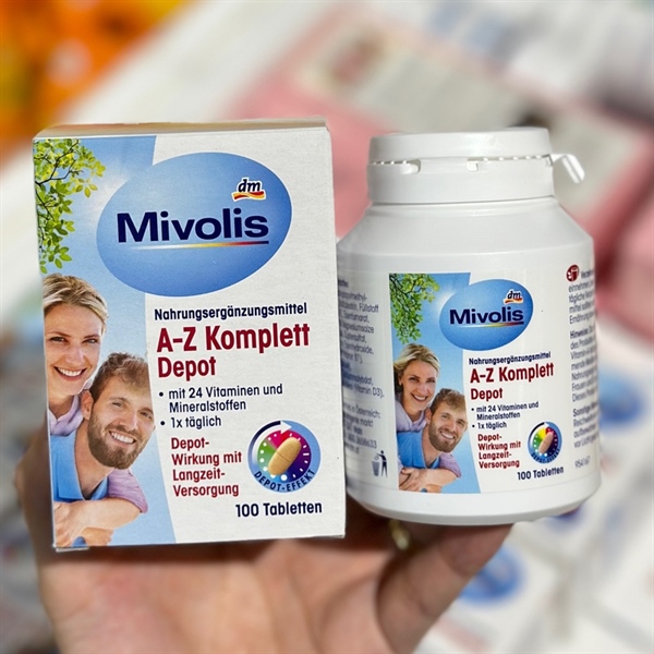 Vitamin Tổng Hợp Mivolis A-Z Komplett Depot 100v (7/27)