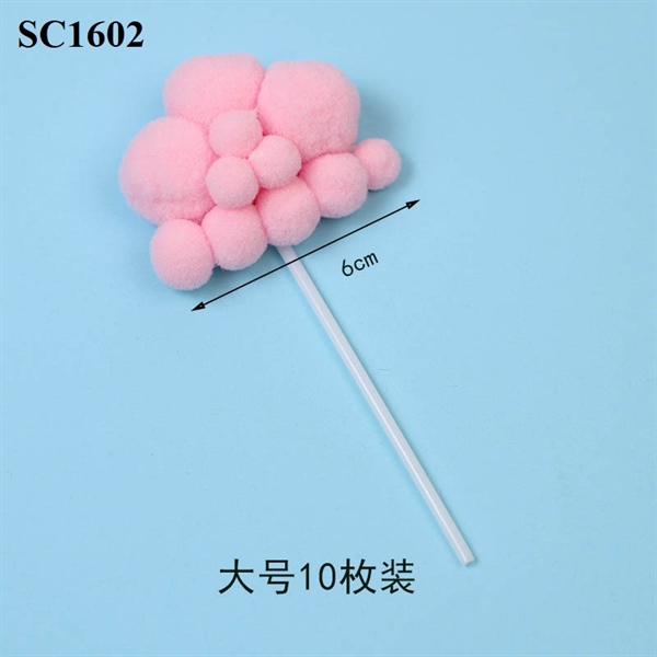 Đám mây bông (Màu trắng, màu hồng)