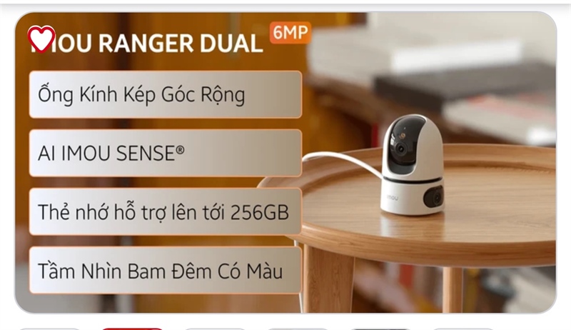 Camera IP 360 độ 6MP IMOU IPC-S2XEP-6M0WED