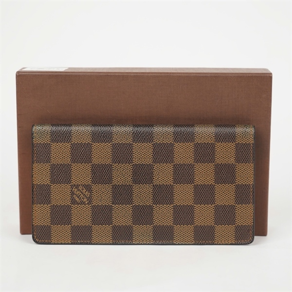 Ví LV ô vuông nâu gập 2 (LT) KG+