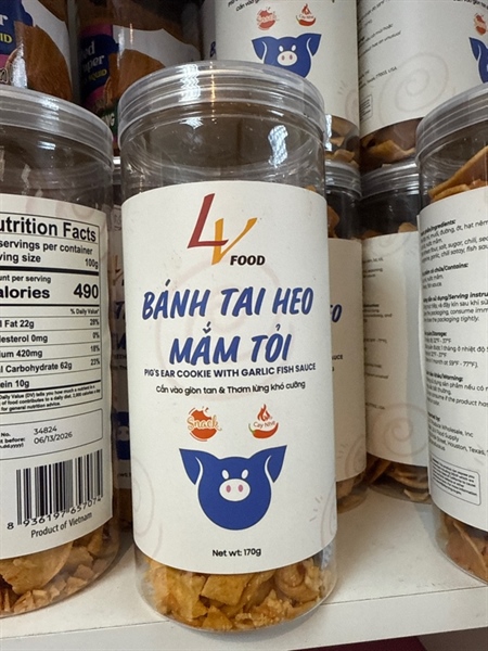 Bánh Tai Heo Mắm Tỏi