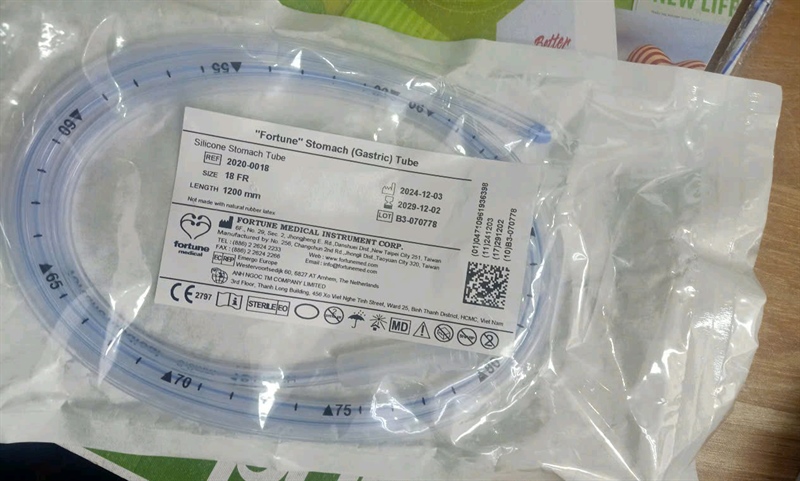 Sond dạ dày silicon Fortune Stomach số 18 - Taiwan
