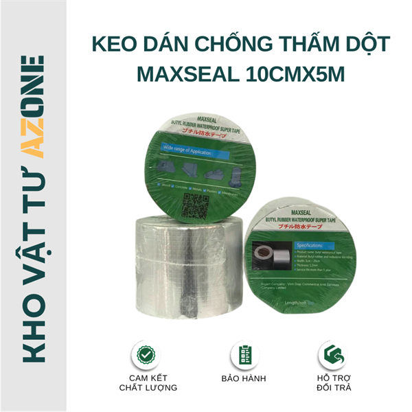 Keo dán chống thấm dột Maxseal 10cmx5m