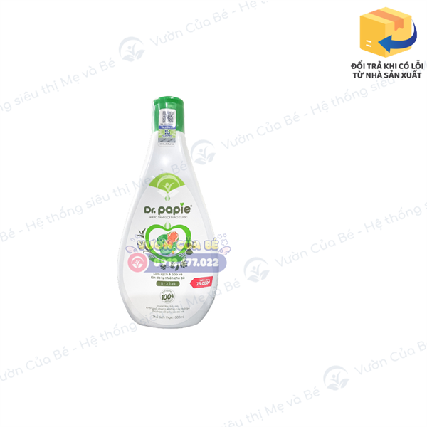 Nước tắm gội thảo dược Dr.Papie – Việt Nam – Chai 500ml