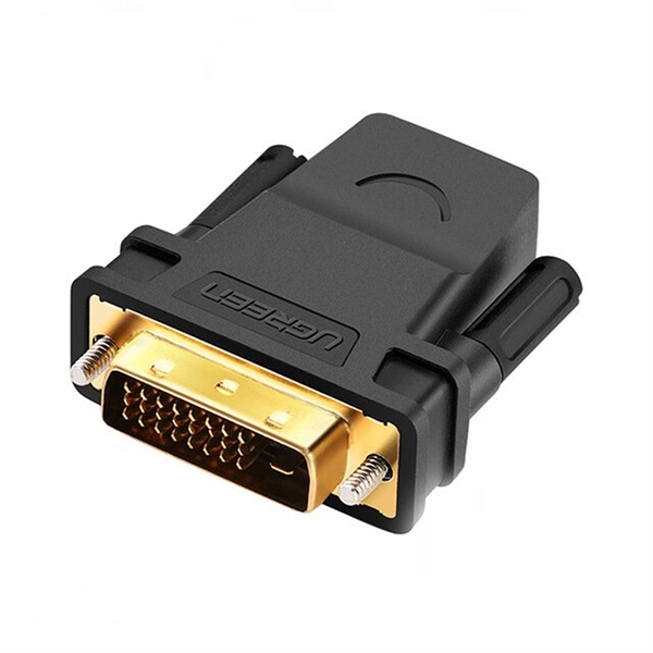 Đầu nối DVI 24+1 male sang HDMI female Ugreen ( 20124)