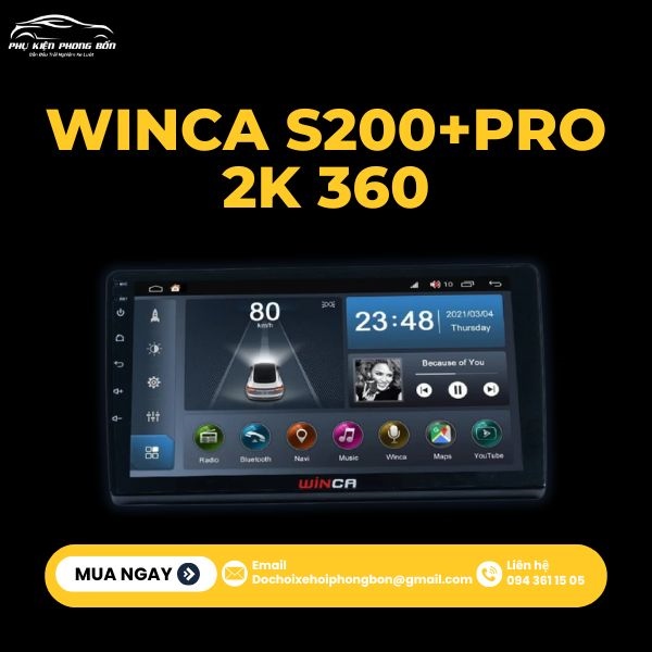 WINCA S200+ PRO 2K 4/32 360 9INCH