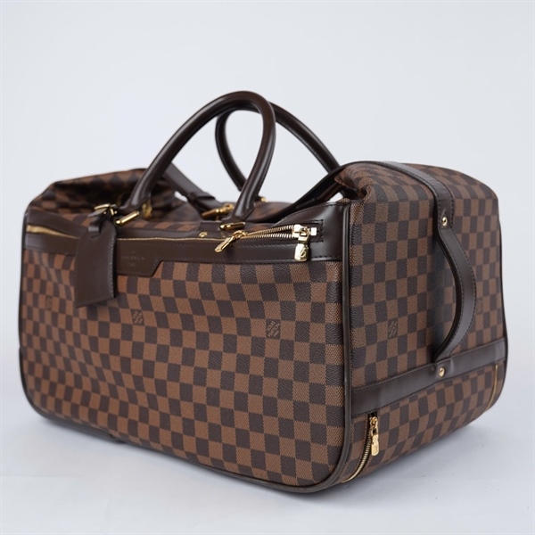 Túi LV du lịch ô vuông nâu kèm ổ+ 2 chìa, tag da sz46 KG+