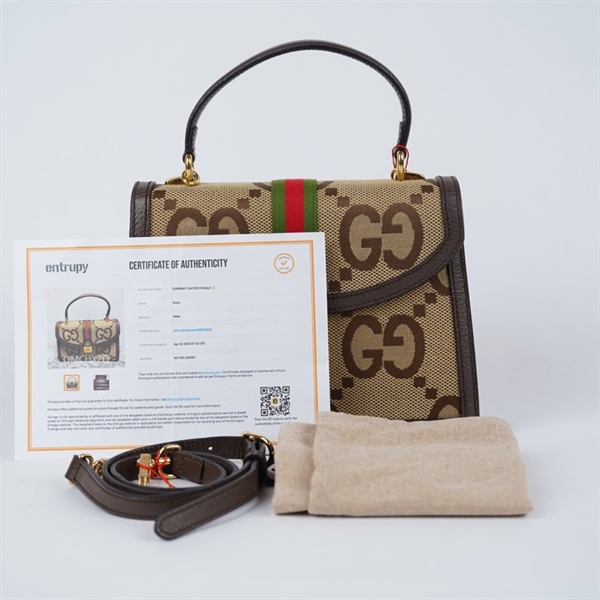 Túi GG Handle xám sz24 (HT)+