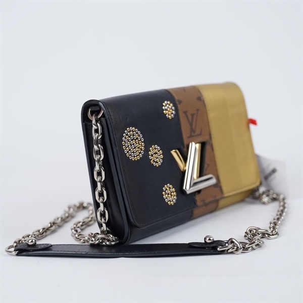 Túi LV Twist 3 màu đính cườm sz19 KG+