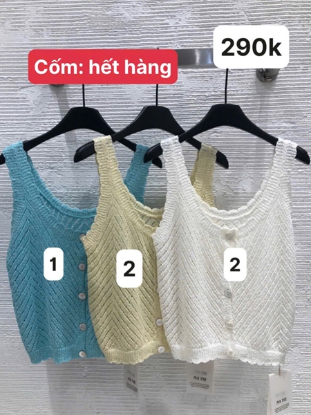 Áo Ba Lỗ Dệt Kim 6001