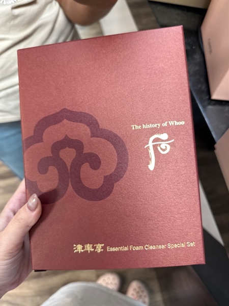 Sữa Rửa Mặt Whoo Đỏ Chống Lão Hoá