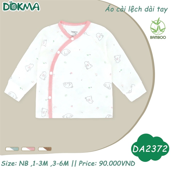 DA2372 - NB/6M Áo cài lệch dài HT