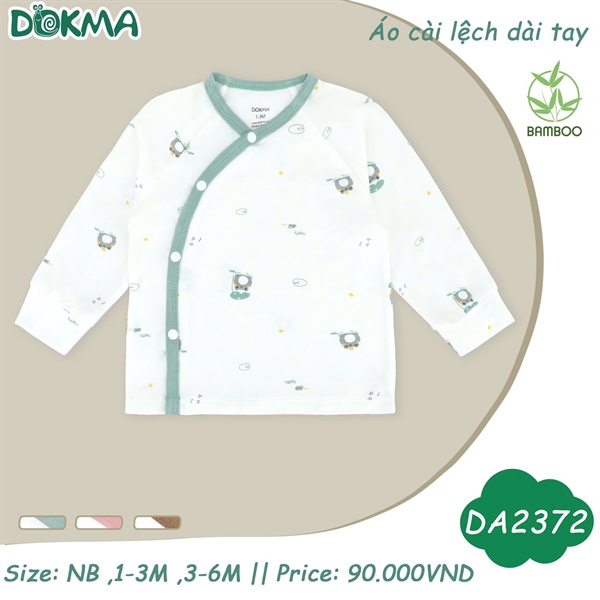 DA2372 - NB/6M Áo cài lệch dài HT