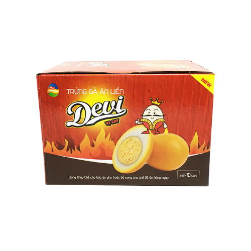 Trứng gà ăn liền devi hộp 10 quả