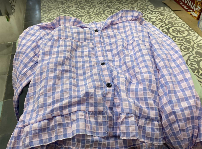 Bộ Đồ Ngủ Hồng Caro