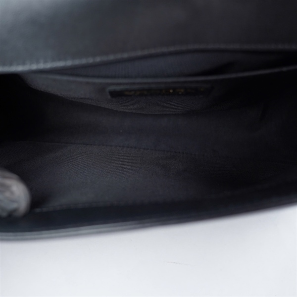 Túi Chanel Boy đen (22290690) sz25 (A-T) KG+