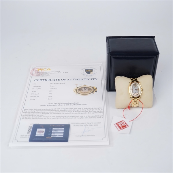 Đồng hồ Chopard vàng đính kim sz32 (1014573) (HC) KG+