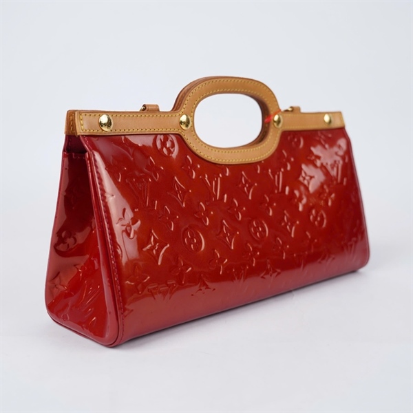 Túi LV Handle hoa đỏ (SR1131) kèm tag xanh sz32 (A-T)