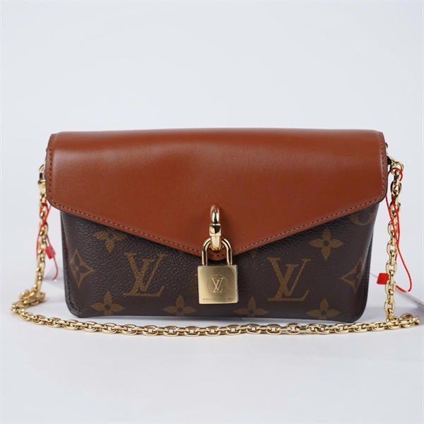 Túi LV Padlock kẹp nách hoa nâu sz17 (A-T) KG+