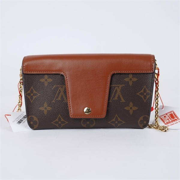 Túi LV Padlock kẹp nách hoa nâu sz17 (A-T) KG+