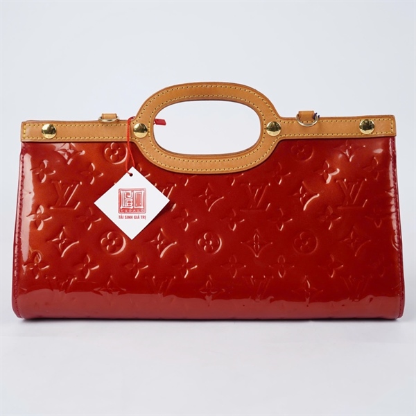 Túi LV Handle hoa đỏ (SR1131) kèm tag xanh sz32 (A-T)