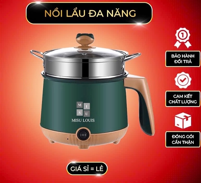 Ca Mì Đế Gỗ MISU 18CM ( Thùng 36 )